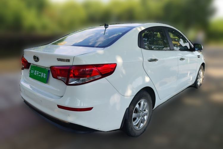 Used Kia K2 2015 Sedan 1.4L MT GLS Rear Right 45 Deg