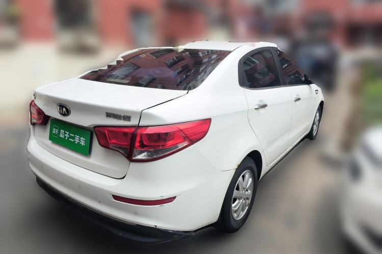 Used Kia K2 2015 Sedan 1.4L MT GLS Rear Right 45 Deg