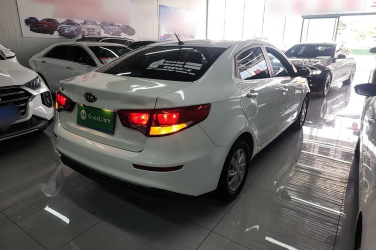 Used Kia K2 2015 Sedan 1.4L MT GLS Rear Right 45 Deg