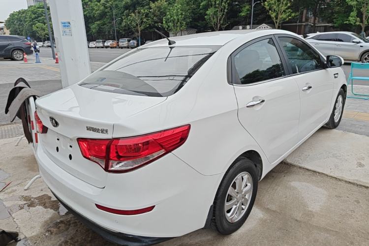 Used Kia K2 2015 Sedan 1.4L Automatic GLS Rear Right 45 Deg