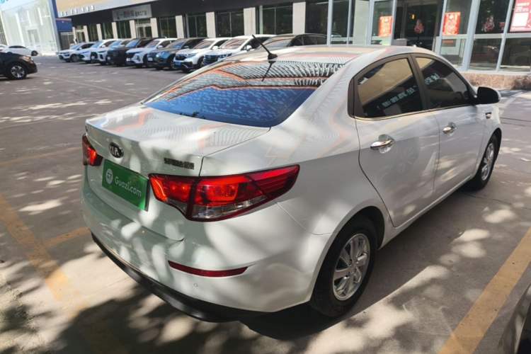 Used Kia K2 2015 Sedan 1.4L Automatic GLS Rear Right 45 Deg