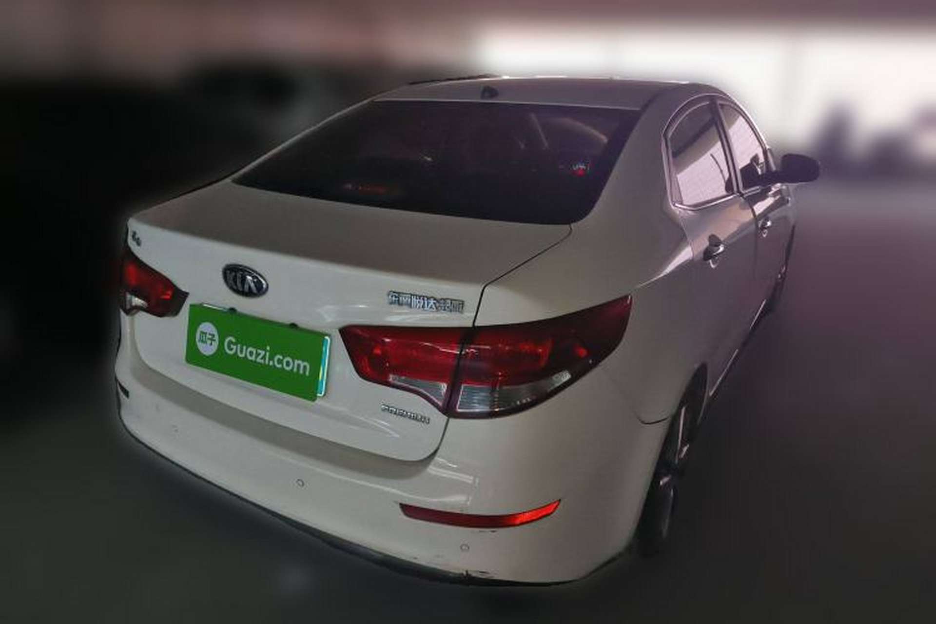 Used Kia K2 2015 Sedan 1.6L Automatic Transmission Premium Rear Right 45 Deg