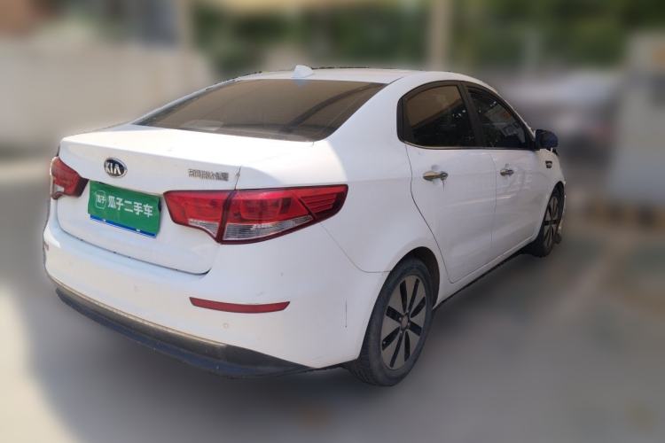 Used Kia K2 2015 Sedan 1.4L MT GLS Rear Right 45 Deg