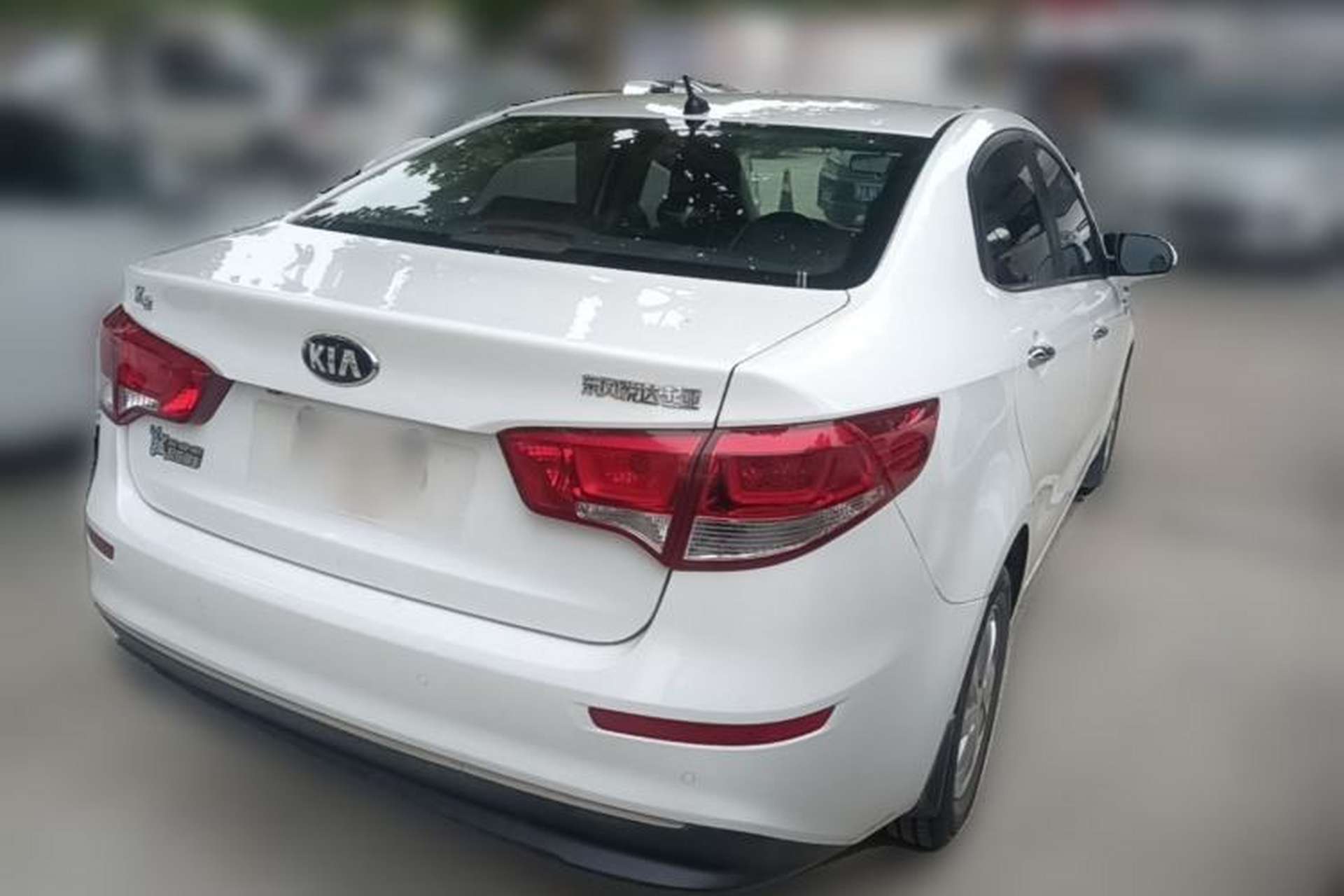 Used Kia K2 2015 Sedan 1.4L MT GLS Rear Right 45 Deg