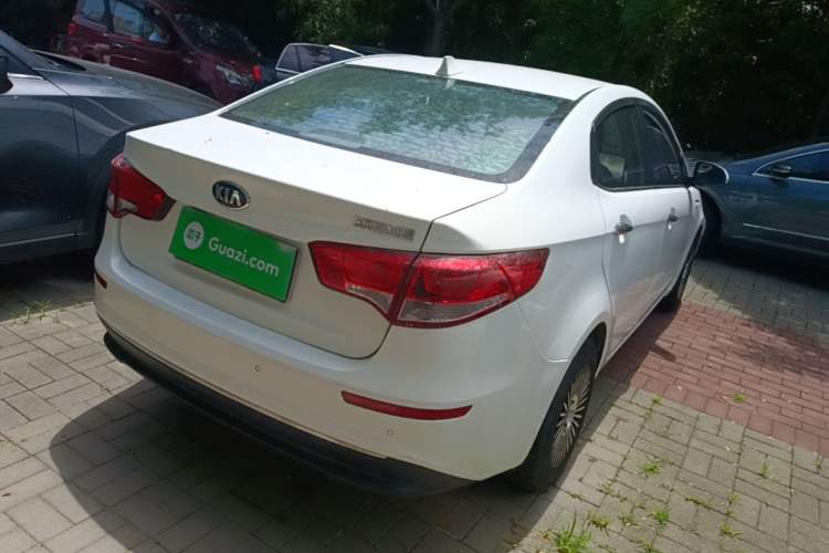 Used Kia K2 2015 Sedan 1.4L Automatic GLS Rear Right 45 Deg