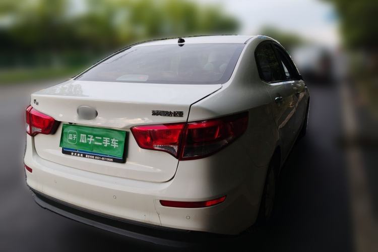 Used Kia K2 2015 Sedan 1.4L MT GLS Rear Right 45 Deg