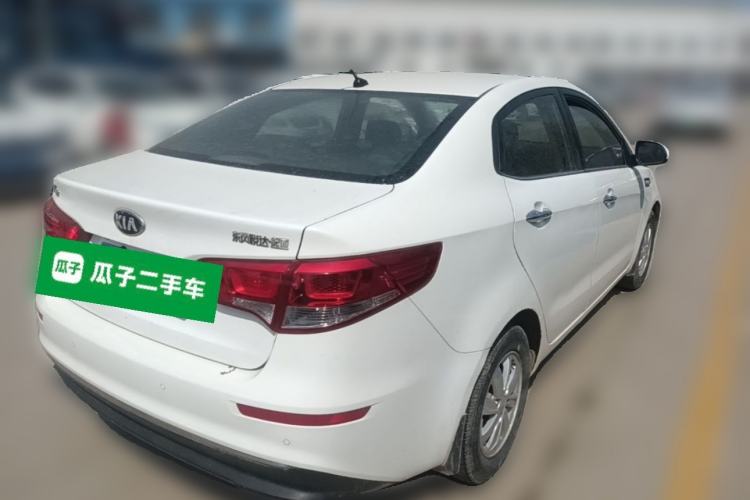 Used Kia K2 2015 Sedan 1.4L MT GLS Rear Right 45 Deg