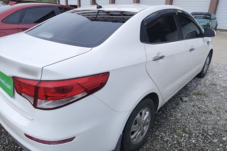Used Kia K2 2015 Sedan 1.4L MT GLS Rear Right 45 Deg