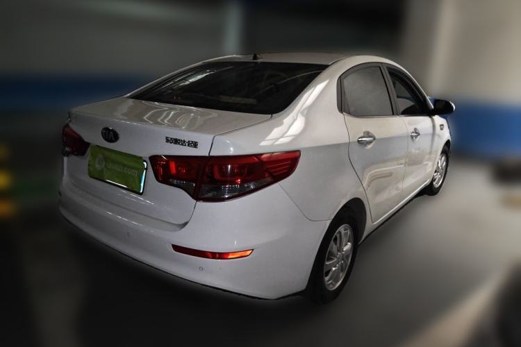 Used Kia K2 2015 Sedan 1.4L MT GLS Rear Right 45 Deg