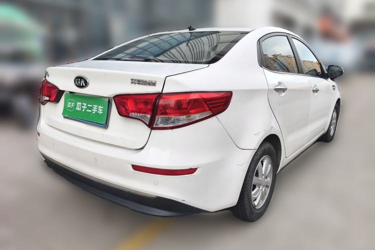 Used Kia K2 2015 Sedan 1.4L MT GLS Rear Right 45 Deg
