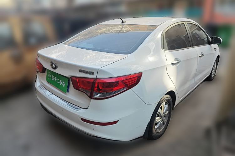 Used Kia K2 2015 Sedan 1.4L MT GLS Rear Right 45 Deg