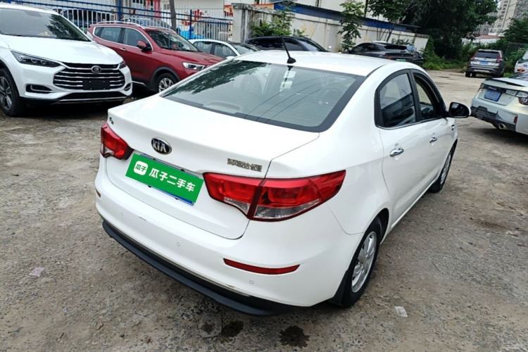 Used Kia K2 2015 Sedan 1.4L MT GLS Rear Right 45 Deg