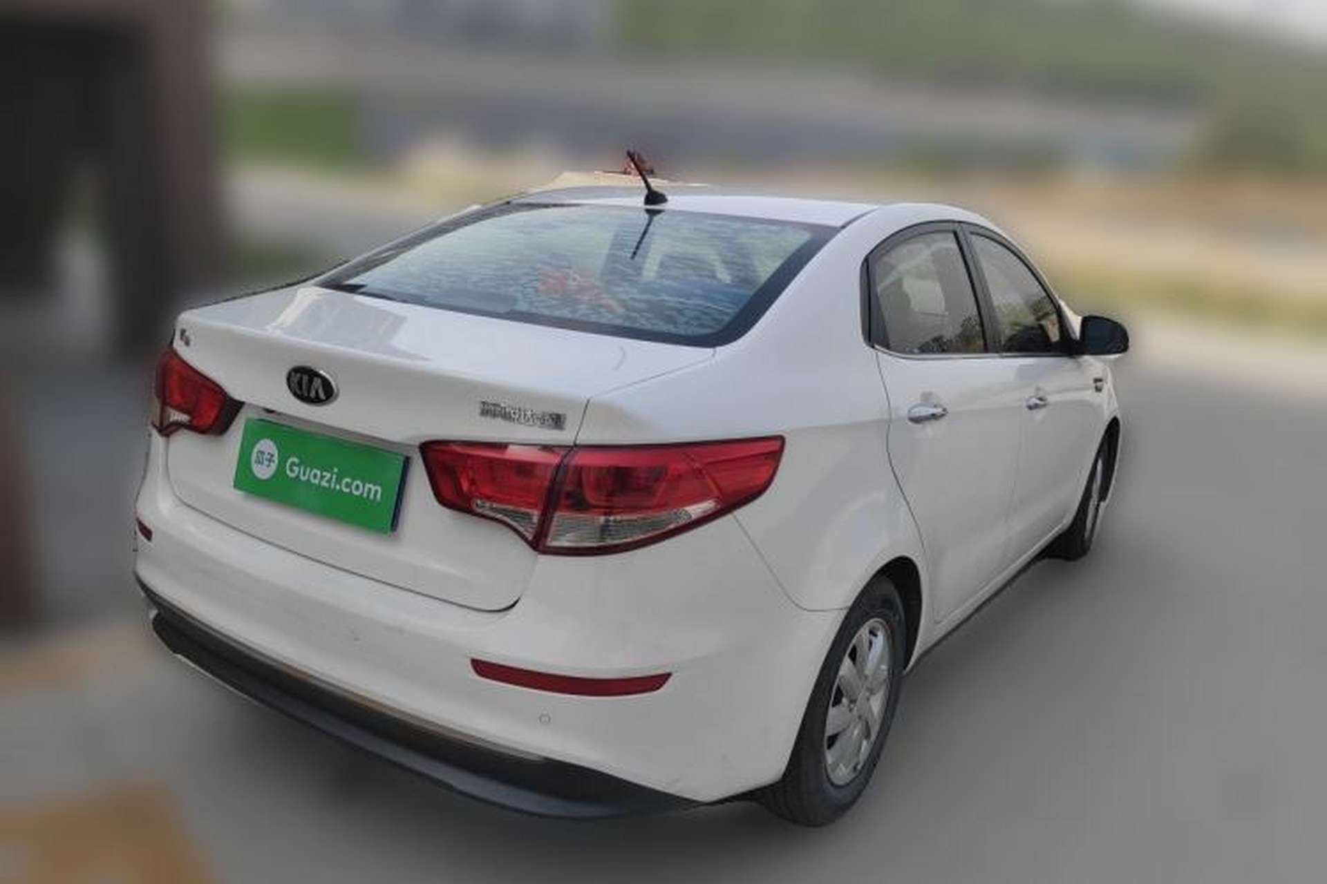 Used Kia K2 2015 Sedan 1.4L MT GLS Rear Right 45 Deg