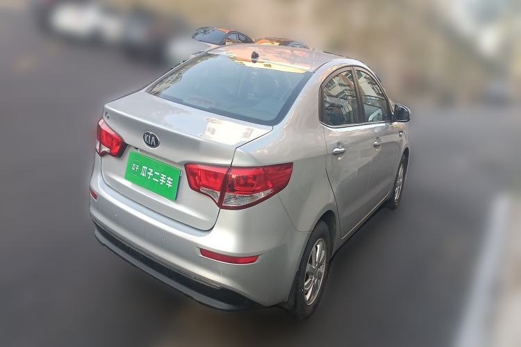 Used Kia K2 2015 Sedan 1.4L MT GLS Rear Right 45 Deg