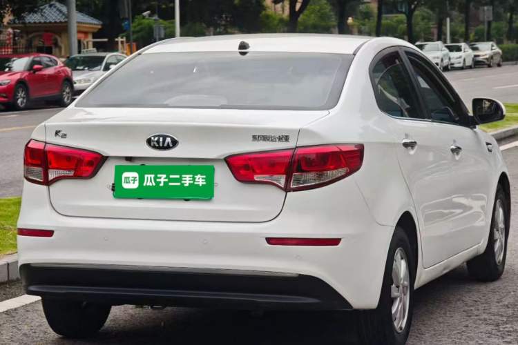 Used Kia K2 2015 Sedan 1.4L Automatic GLS Rear Right 45 Deg