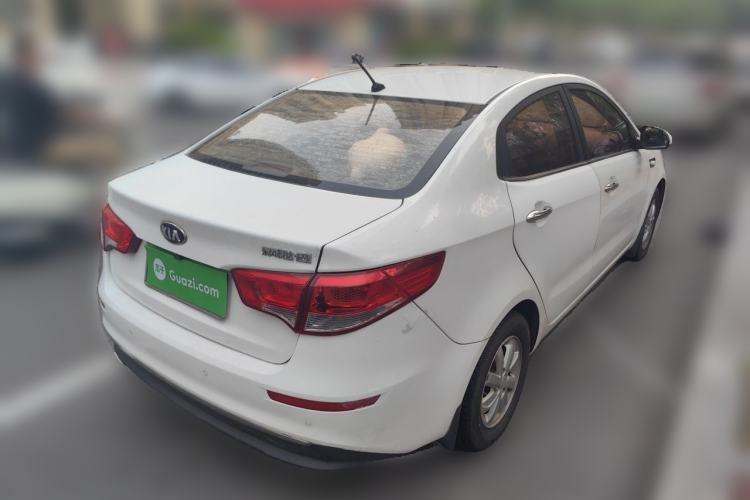 Used Kia K2 2015 Sedan 1.4L MT GLS Rear Right 45 Deg