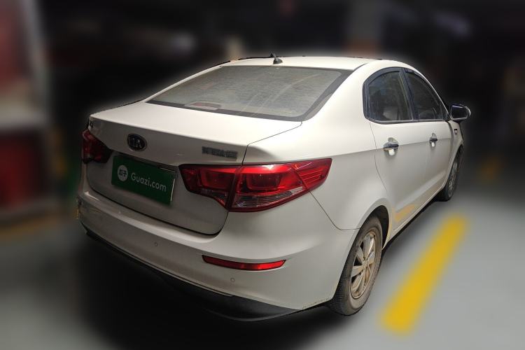 Used Kia K2 2015 Sedan 1.4L MT GLS Rear Right 45 Deg
