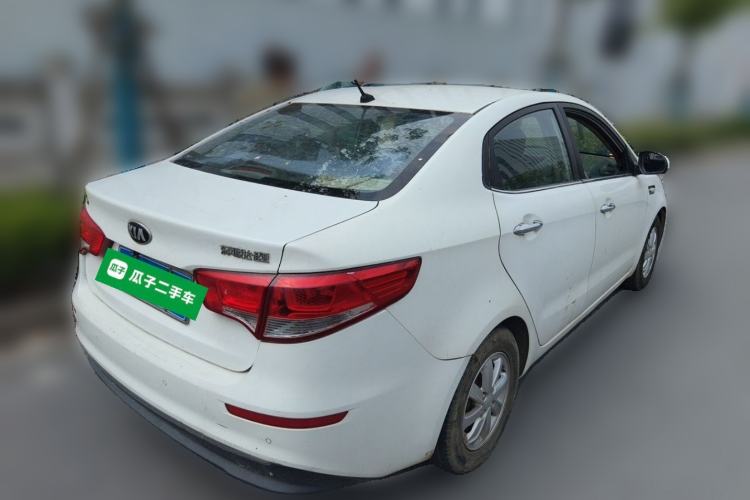 Used Kia K2 2015 Sedan 1.4L MT GLS Rear Right 45 Deg