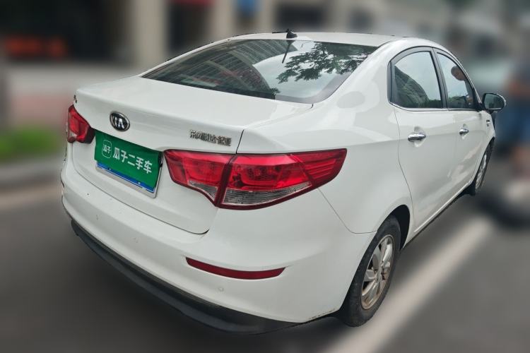 Used Kia K2 2015 Sedan 1.4L MT GLS Rear Right 45 Deg