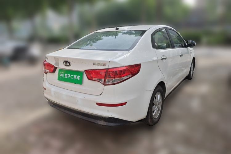 Used Kia K2 2015 Sedan 1.4L MT GLS Rear Right 45 Deg