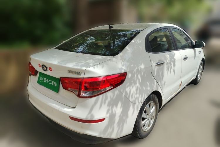 Used Kia K2 2015 Sedan 1.4L MT GLS Rear Right 45 Deg