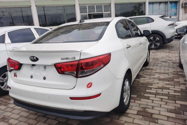 Used Kia K2 2015 Sedan 1.4L MT GLS Rear Right 45 Deg
