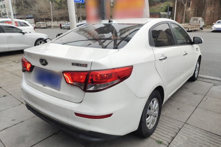 Used Kia K2 2015 Sedan 1.4L MT GLS Rear Right 45 Deg