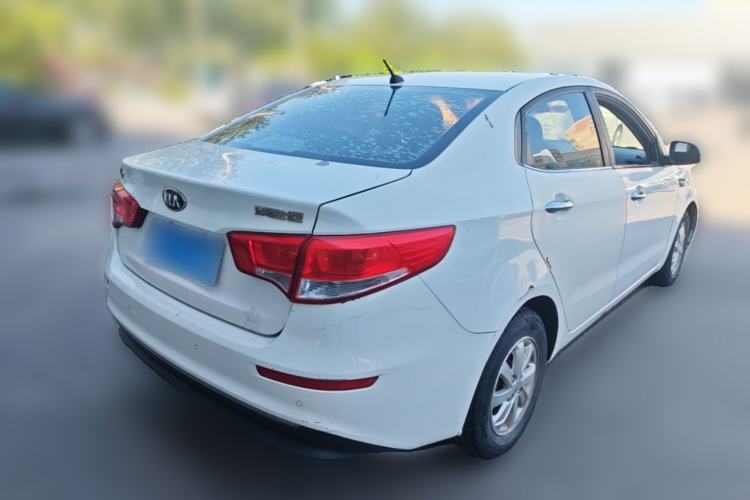 Used Kia K2 2015 Sedan 1.4L MT GLS Rear Right 45 Deg