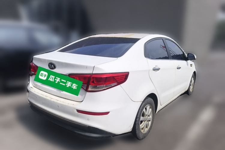 Used Kia K2 2015 Sedan 1.4L MT GLS Rear Right 45 Deg