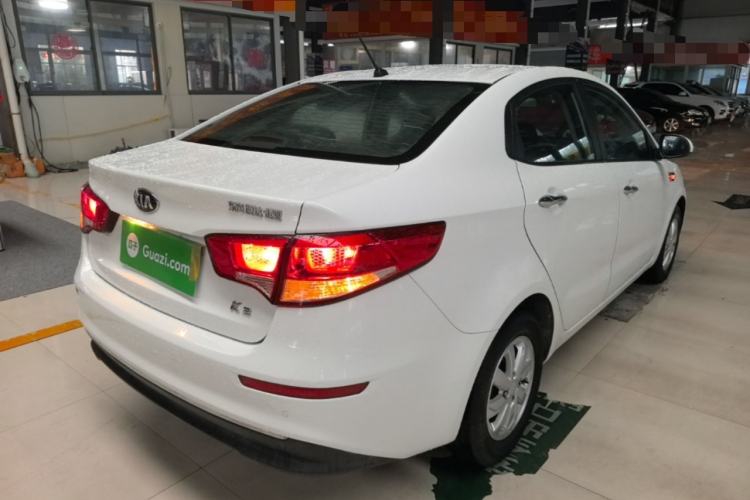 Used Kia K2 2015 Sedan 1.4L MT GLS Rear Right 45 Deg