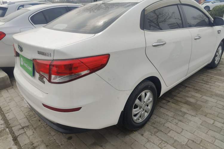 Used Kia K2 2015 Sedan 1.4L Automatic GLS Rear Right 45 Deg