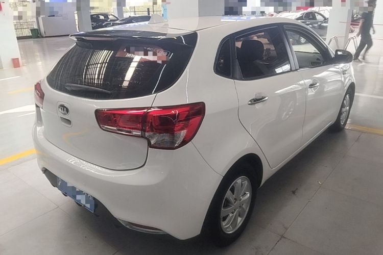Used Kia K2 2015 Hatchback 1.4L AT GLS Cool Edition Rear Right 45 Deg