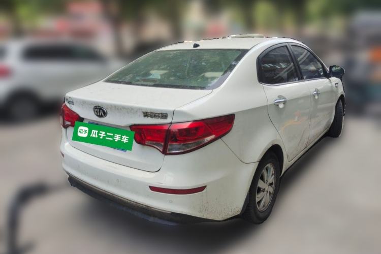 Used Kia K2 2015 Sedan 1.4L MT GLS Rear Right 45 Deg