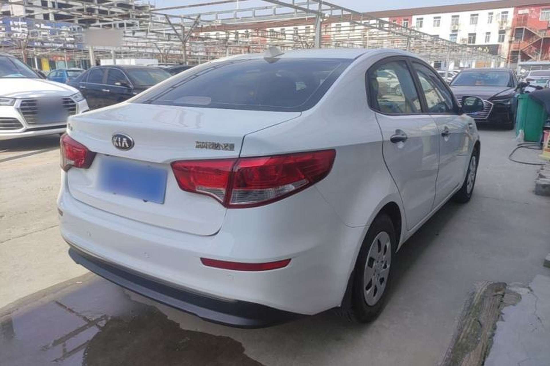Used Kia K2 2015 Sedan 1.4L Automatic GLS Rear Right 45 Deg