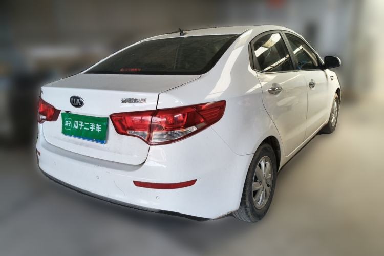 Used Kia K2 2015 Sedan 1.4L MT GLS Rear Right 45 Deg