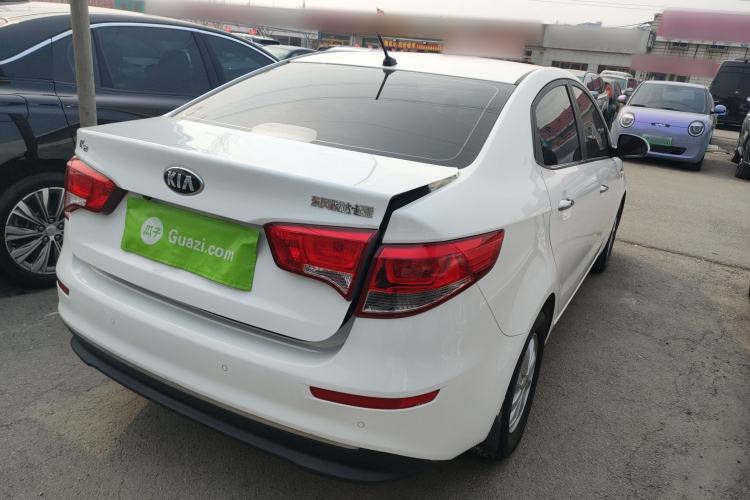 Used Kia K2 2015 Sedan 1.4L MT GLS Rear Right 45 Deg