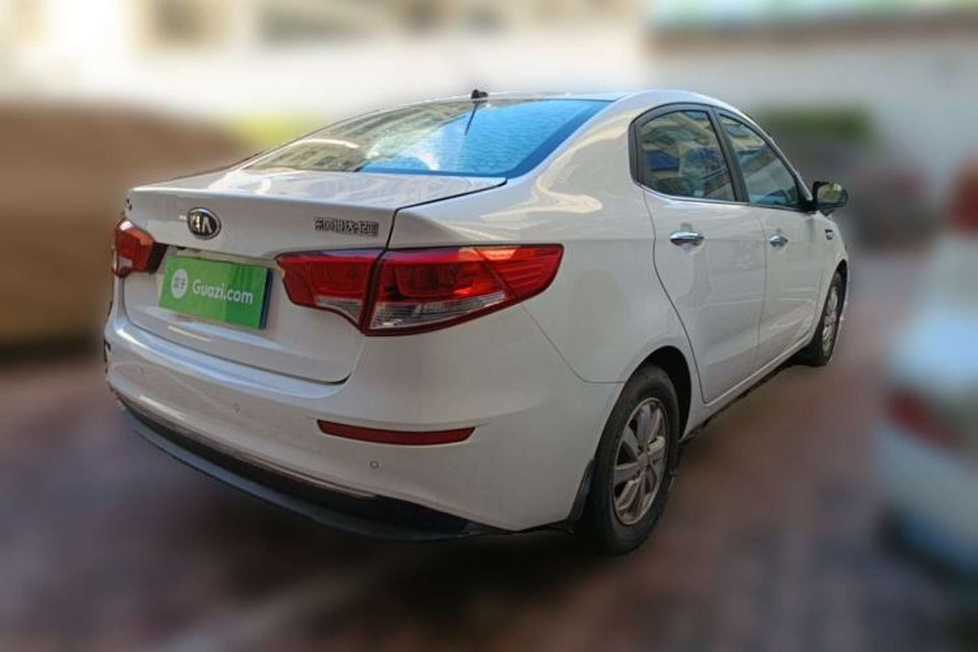 Used Kia K2 2015 Sedan 1.4L MT GLS Rear Right 45 Deg