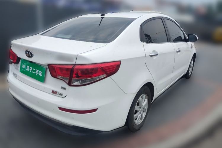 Used Kia K2 2015 Sedan 1.4L MT GLS Rear Right 45 Deg