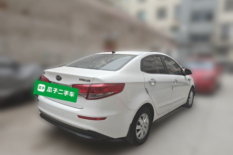 Used Kia K2 2015 Sedan 1.4L Automatic GLS Rear Right 45 Deg