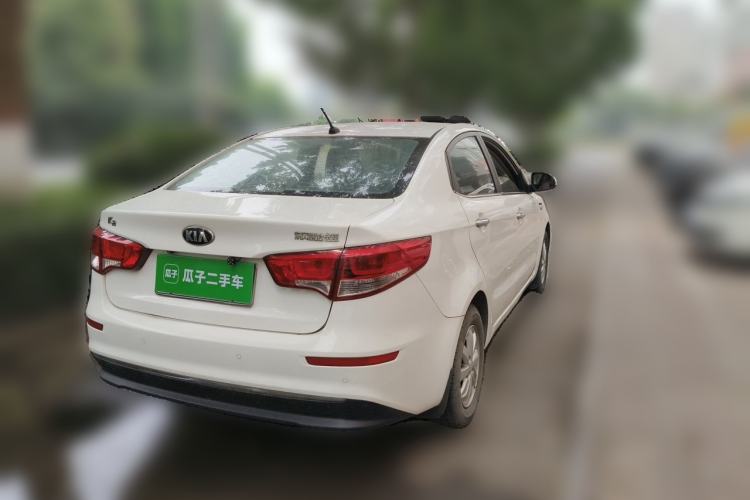 Used Kia K2 2015 Sedan 1.4L MT GLS Rear Right 45 Deg