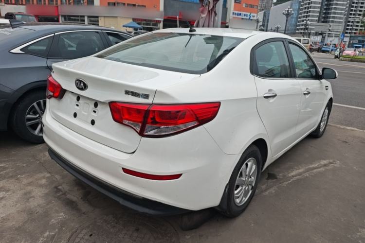 Used Kia K2 2015 Sedan 1.4L MT GLS Rear Right 45 Deg