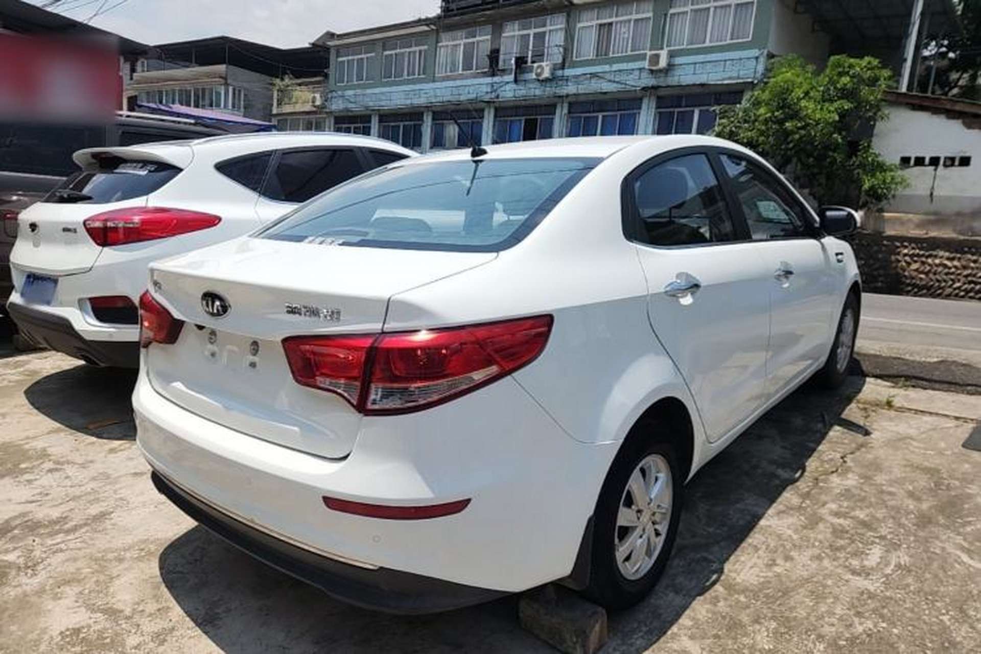 Used Kia K2 2015 Sedan 1.4L Automatic GLS Rear Right 45 Deg