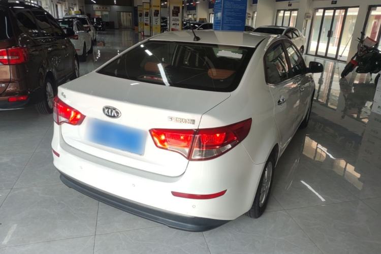 Used Kia K2 2015 Sedan 1.4L MT GLS Rear Right 45 Deg