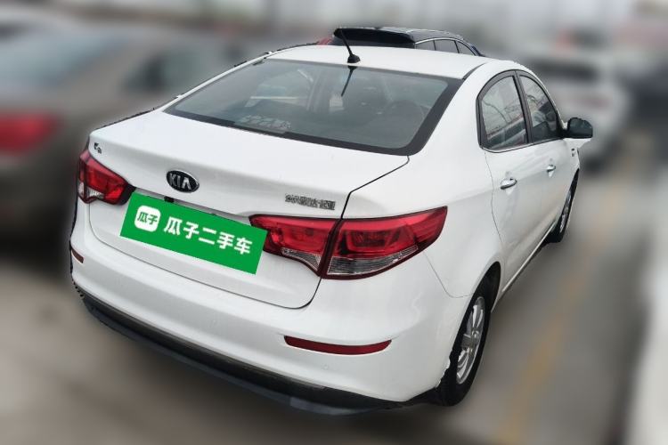 Used Kia K2 2015 Sedan 1.4L Automatic GLS Rear Right 45 Deg