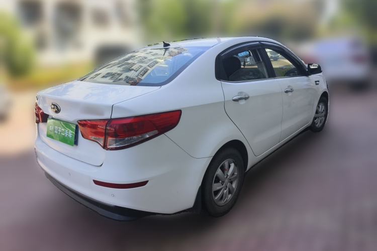Used Kia K2 2015 Sedan 1.4L MT GLS Rear Right 45 Deg