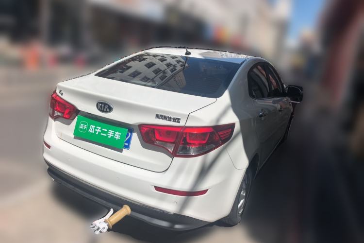 Used Kia K2 2015 Sedan 1.4L Manual Transmission GL Rear Right 45 Deg