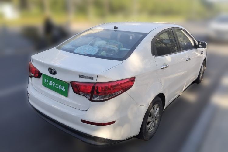 Used Kia K2 2015 Sedan 1.4L Automatic GLS Rear Right 45 Deg