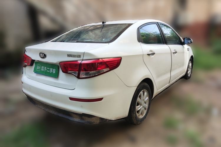 Used Kia K2 2015 Sedan 1.4L MT GLS Rear Right 45 Deg