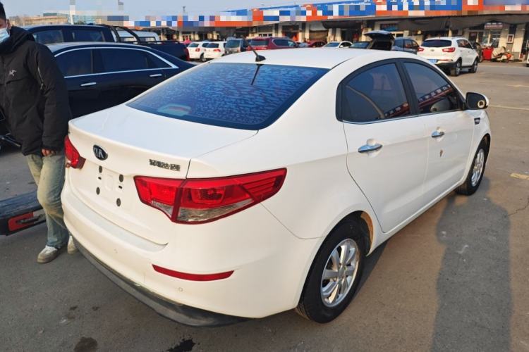 Used Kia K2 2015 Sedan 1.4L MT GLS Rear Right 45 Deg