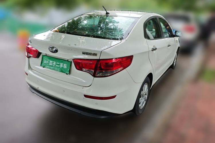 Used Kia K2 2015 Sedan 1.4L MT GLS Rear Right 45 Deg